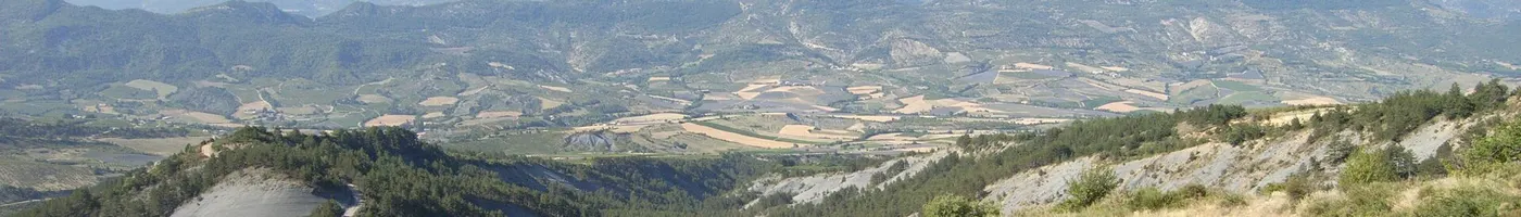 Paysage caractéristique : Drôme