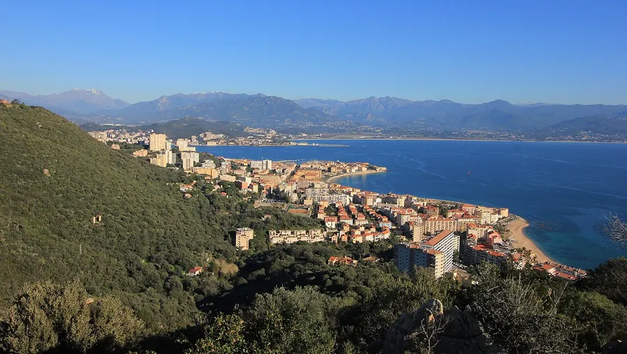 Vue de Ajaccio