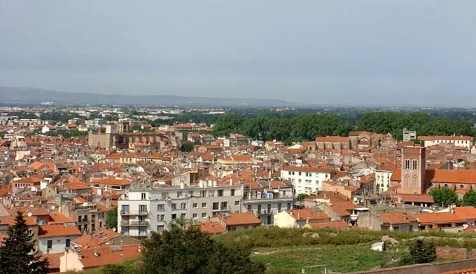 Vue de Perpignan